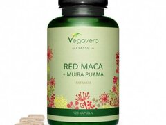 Vegavero Red Maca + Muira Puama, 120 Capsule